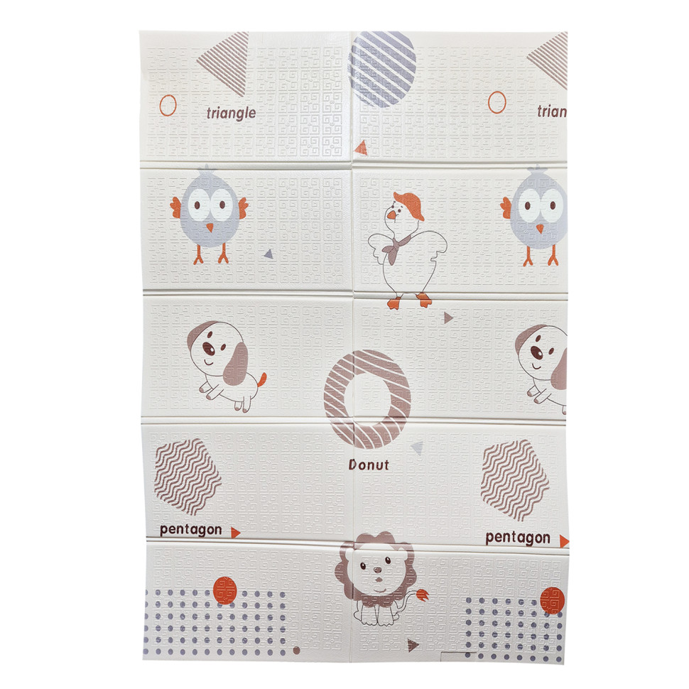 Дитячий Термокилимок двосторонній складний Bambi MR 1570-1-1 XPE, 120-180 см, товщина 8 мм