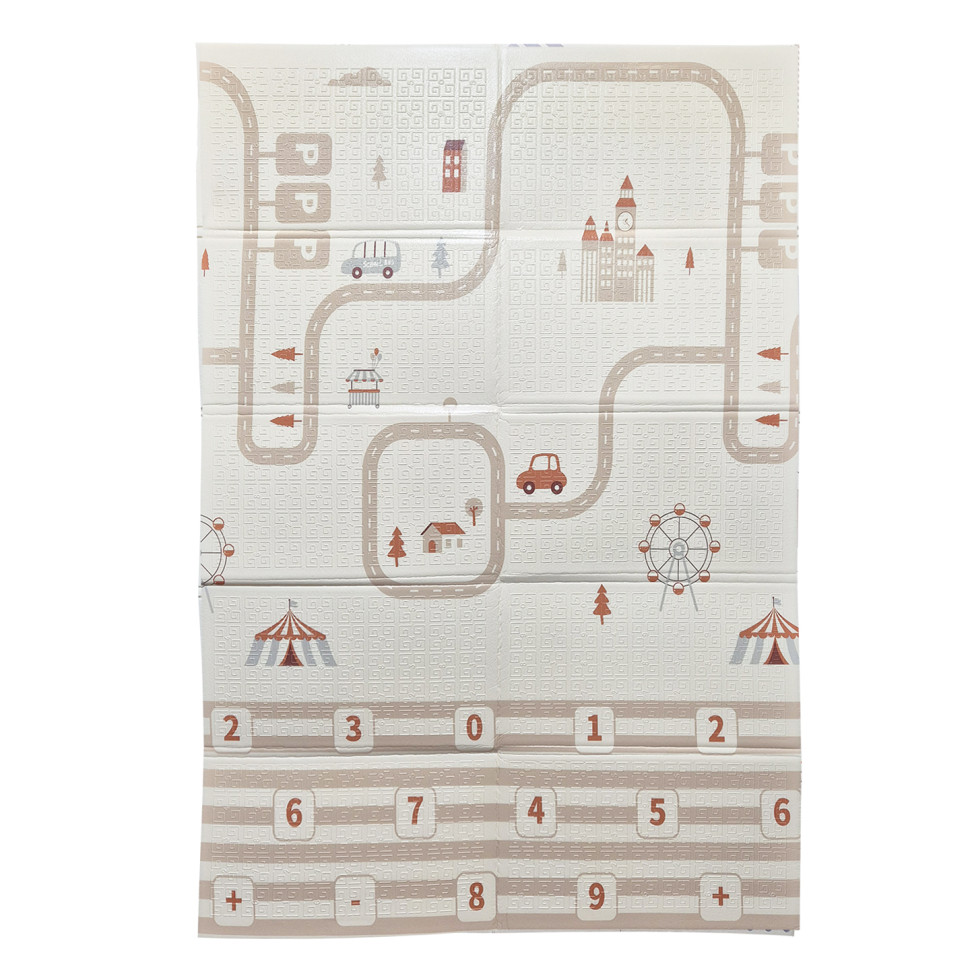 Дитячий Термокилимок двосторонній складний Bambi MR 1570-1-1 XPE, 120-180 см, товщина 8 мм