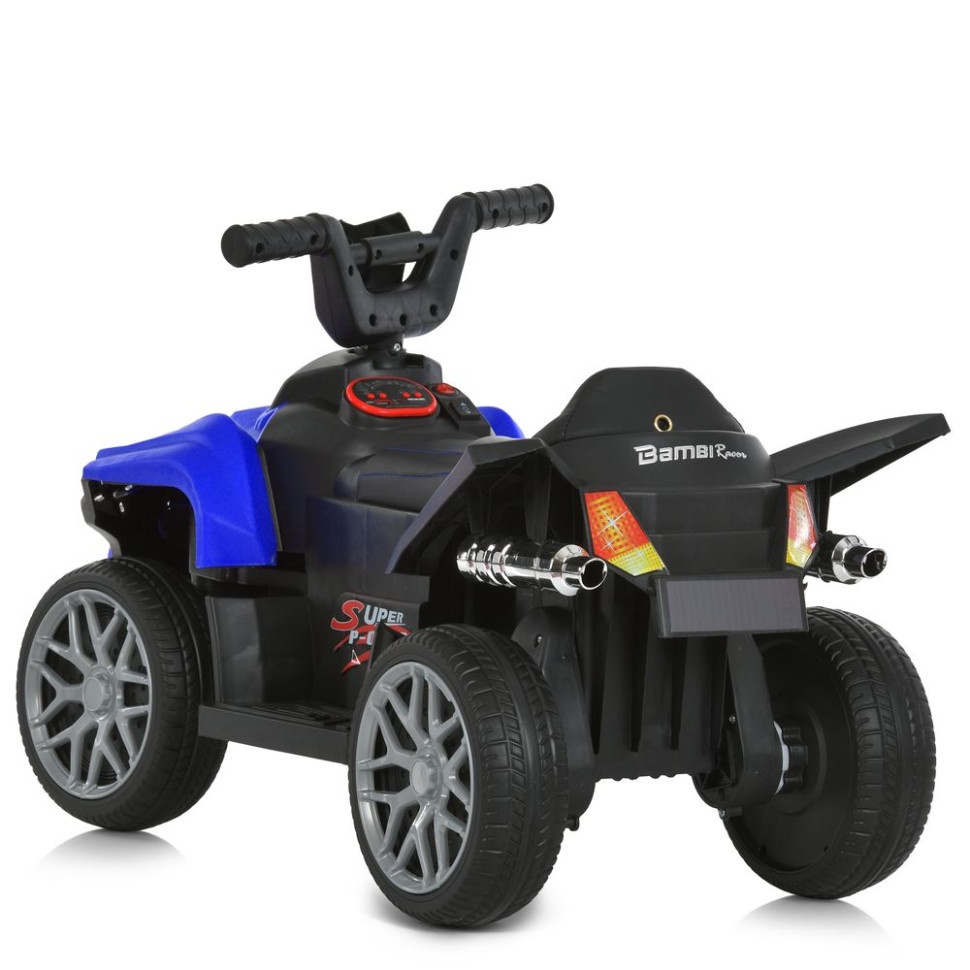 Детский электромобиль Квадроцикл Bambi Racer M 6181ELR-4 два двигуни