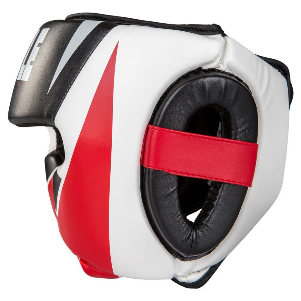 Боксерский шлем MMA Command TITLE XCHGT L BK/WH/RD, размер L (капа в комплекте)