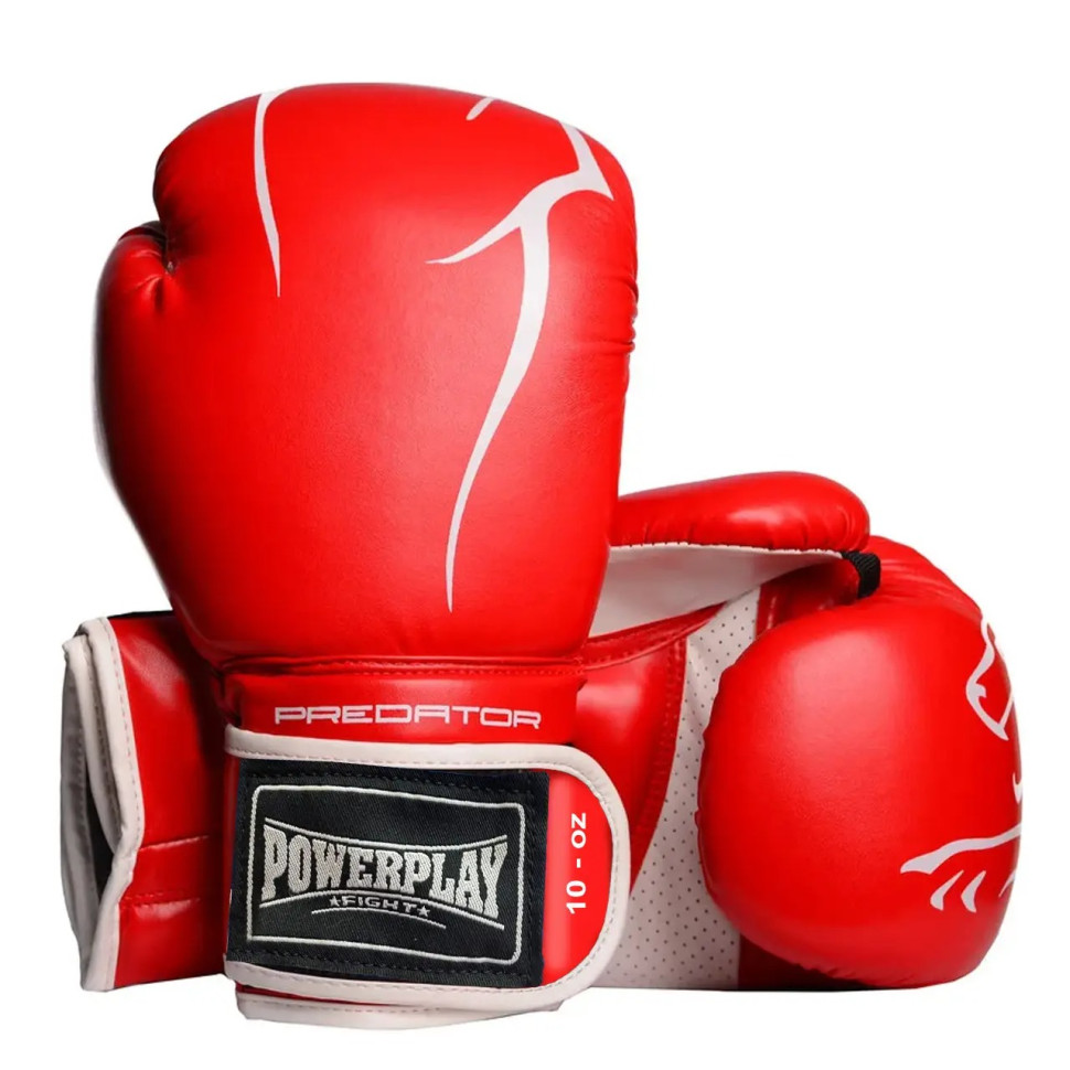 Боксерские перчатки Jagua PowerPlay PP_3018_10oz_Red, Красные 10 унций