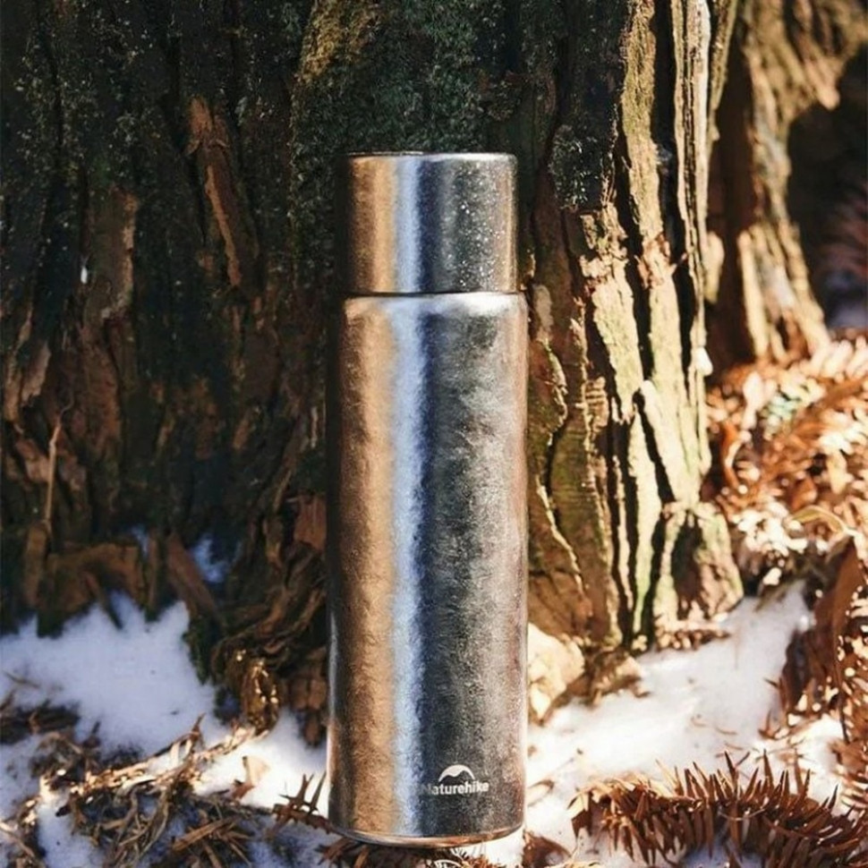 Термос титановий з чохлом CNK230CF012 Naturehike 6976507661225, 0,600 мл