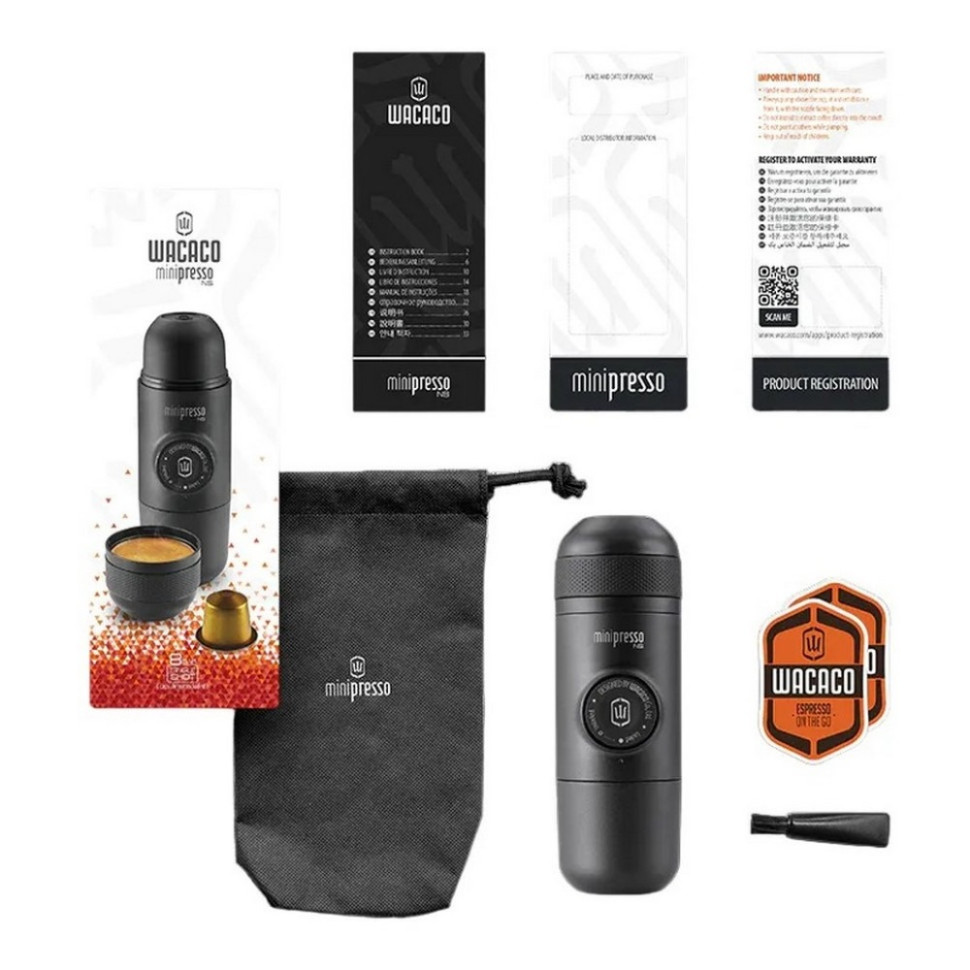 Портативная кофемашина для эспрессо Minipresso NS Wacaco WMININS