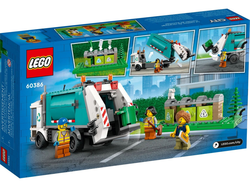 Конструктор LEGO City Мусороперерабатывающий грузовик 60386