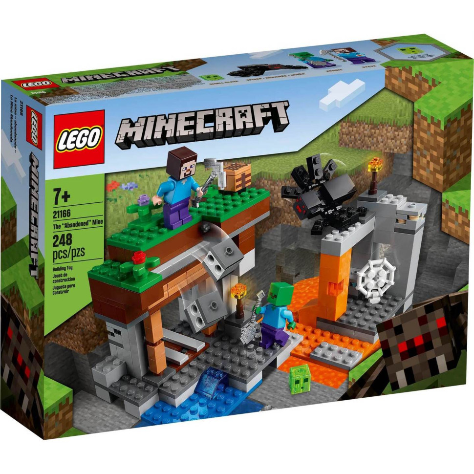 Конструктор LEGO Minecraft Заброшенная шахта 21166
