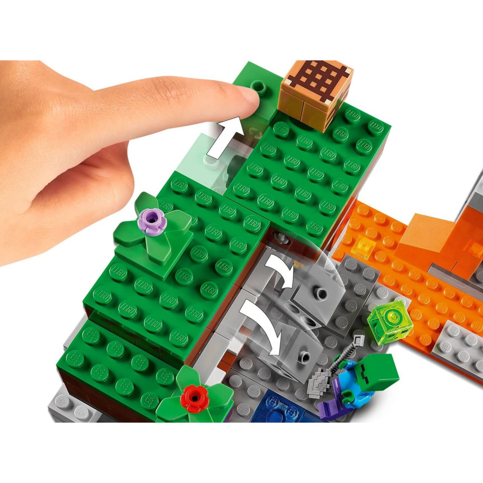 Конструктор LEGO Minecraft Заброшенная шахта 21166