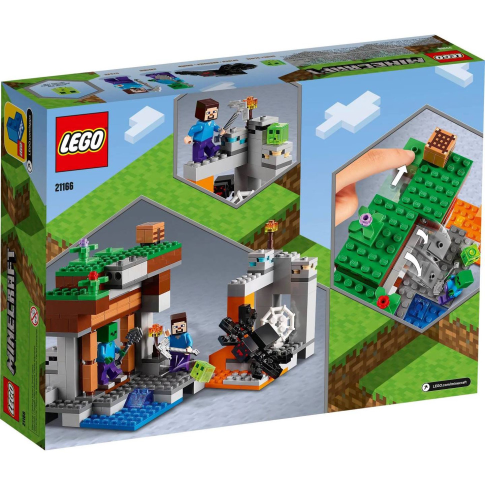 Конструктор LEGO Minecraft Заброшенная шахта 21166