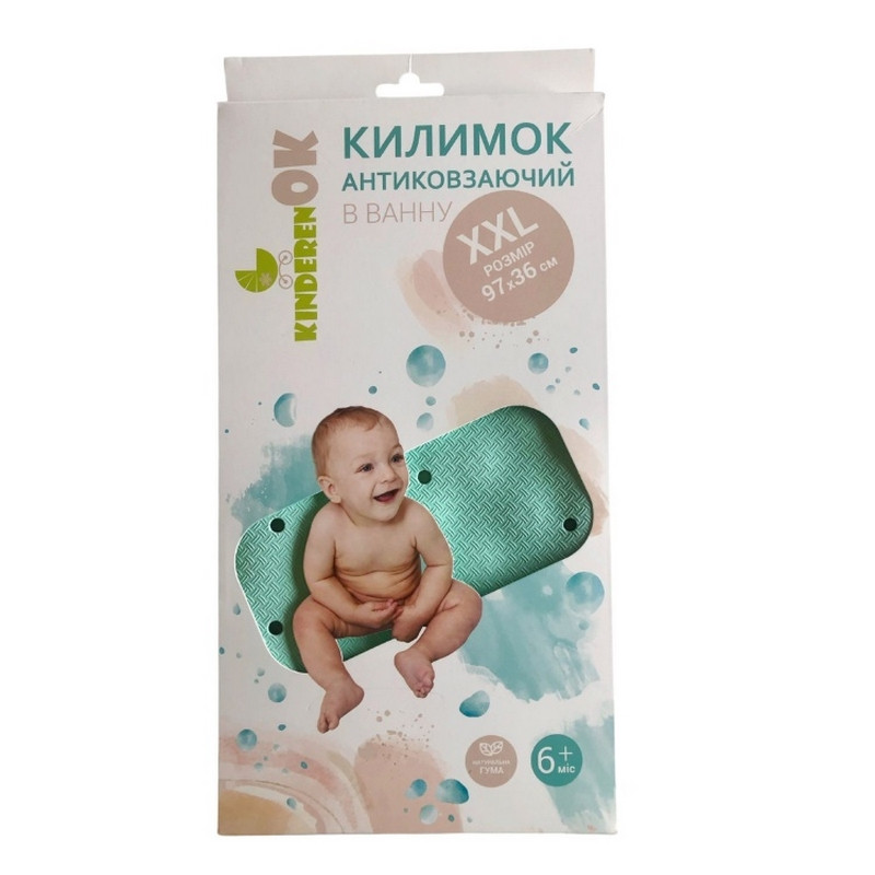 Килимок для ванної Kinderenok 071113_006 антиковзаючий 97 х 36 см
