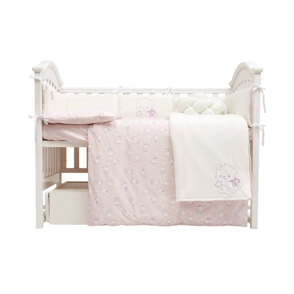 Постельный комплект белья BE HAPPY Twins 4078-TBH-08, 7 элементов