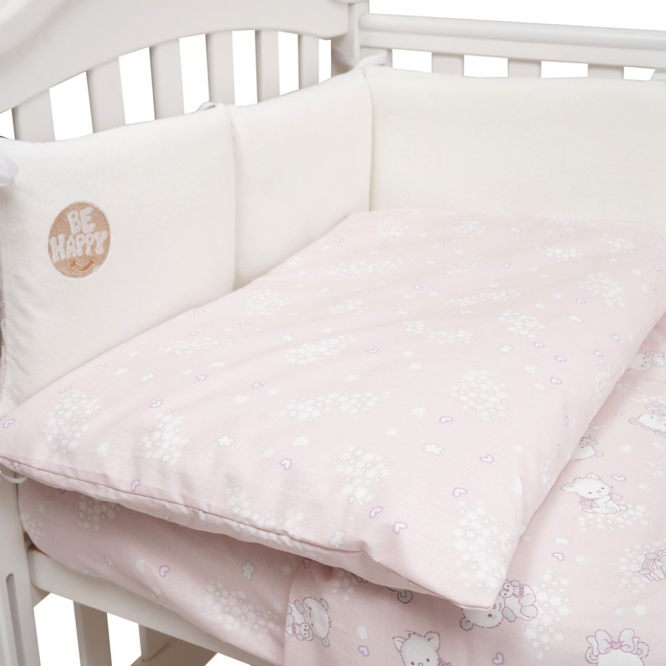Постельный комплект белья BE HAPPY Twins 4078-TBH-08, 7 элементов