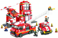 Конструктор SLUBAN М38-В0227 Пожежні рятувальники 745 деталей