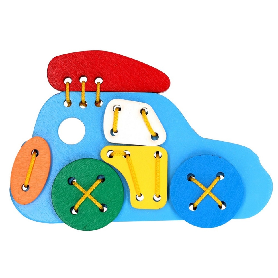 Дитяча дерев'яна шнурівка 