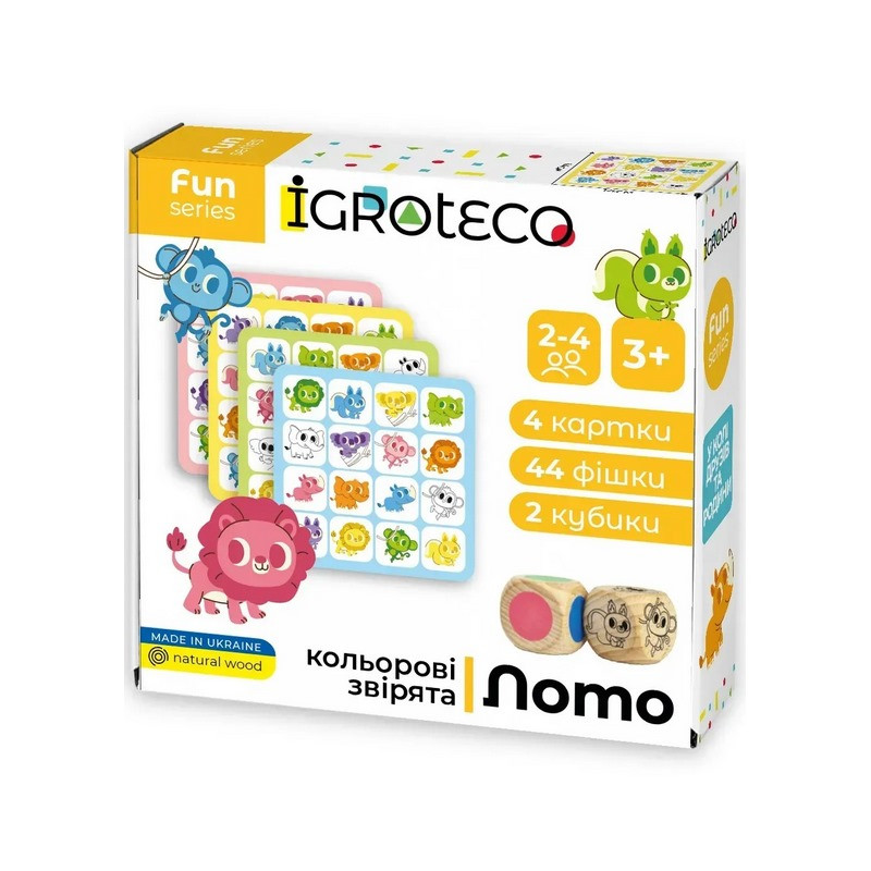 Детская настольная игра Умное Лото 