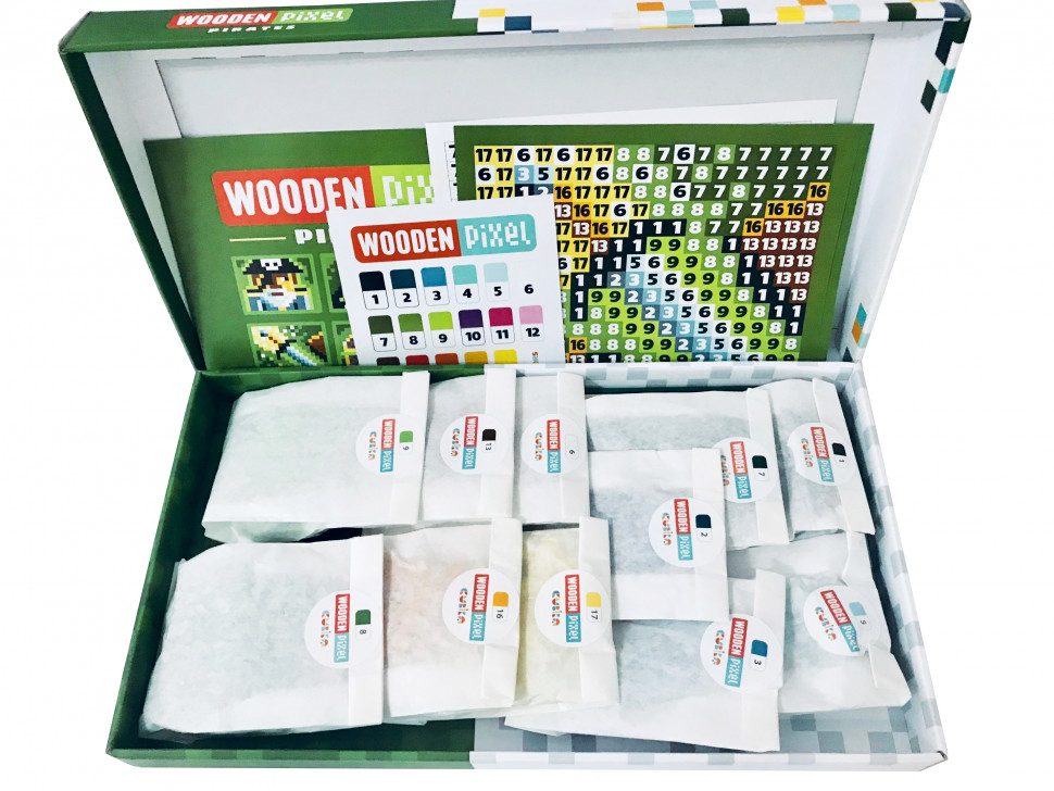 Мозаїка Cubika «Wooden pixel 5» PIRATES 14910