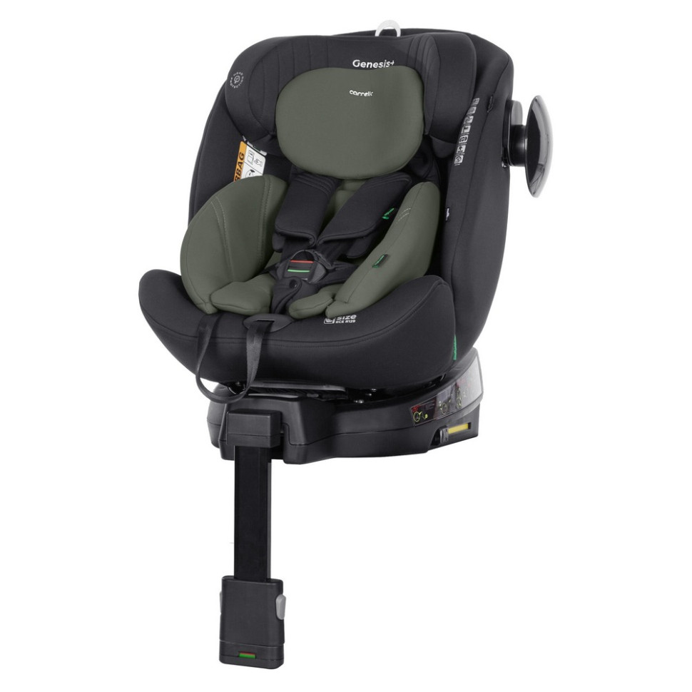 Автокрісло дитяче Genesis+ Carrello CRL-12807 Beetle Green, i-Size 40-150 см, ISOFIX
