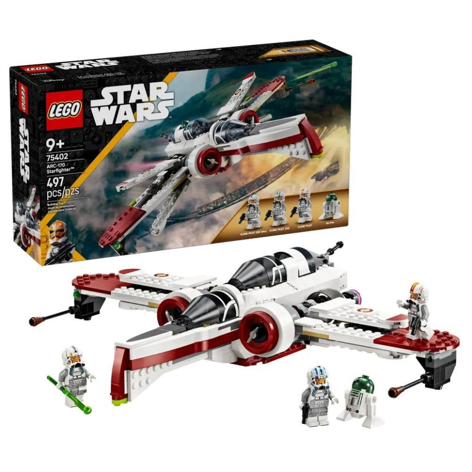 Конструктор Зоряний винищувач ARC-170 LEGO 75402, 497 деталей