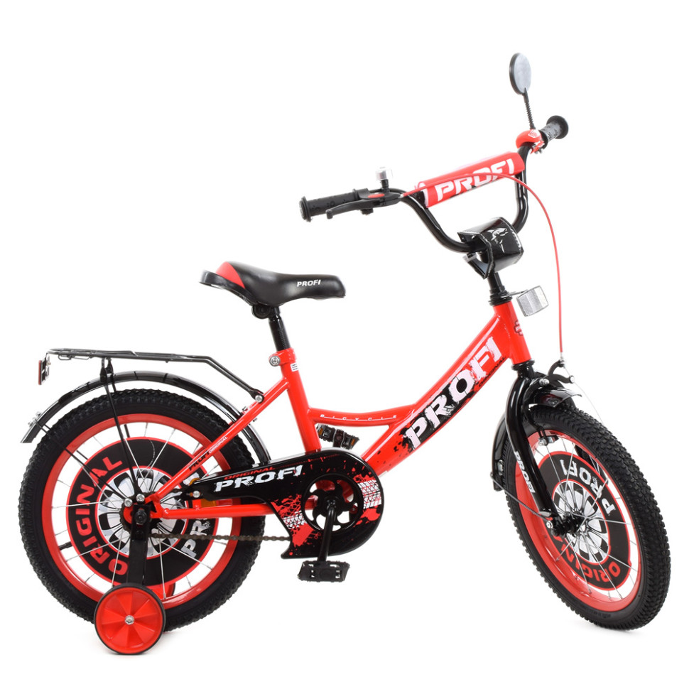Велосипед дитячий PROF1 Y1646 16 дюймів, червоний по цене 3 572 грн.