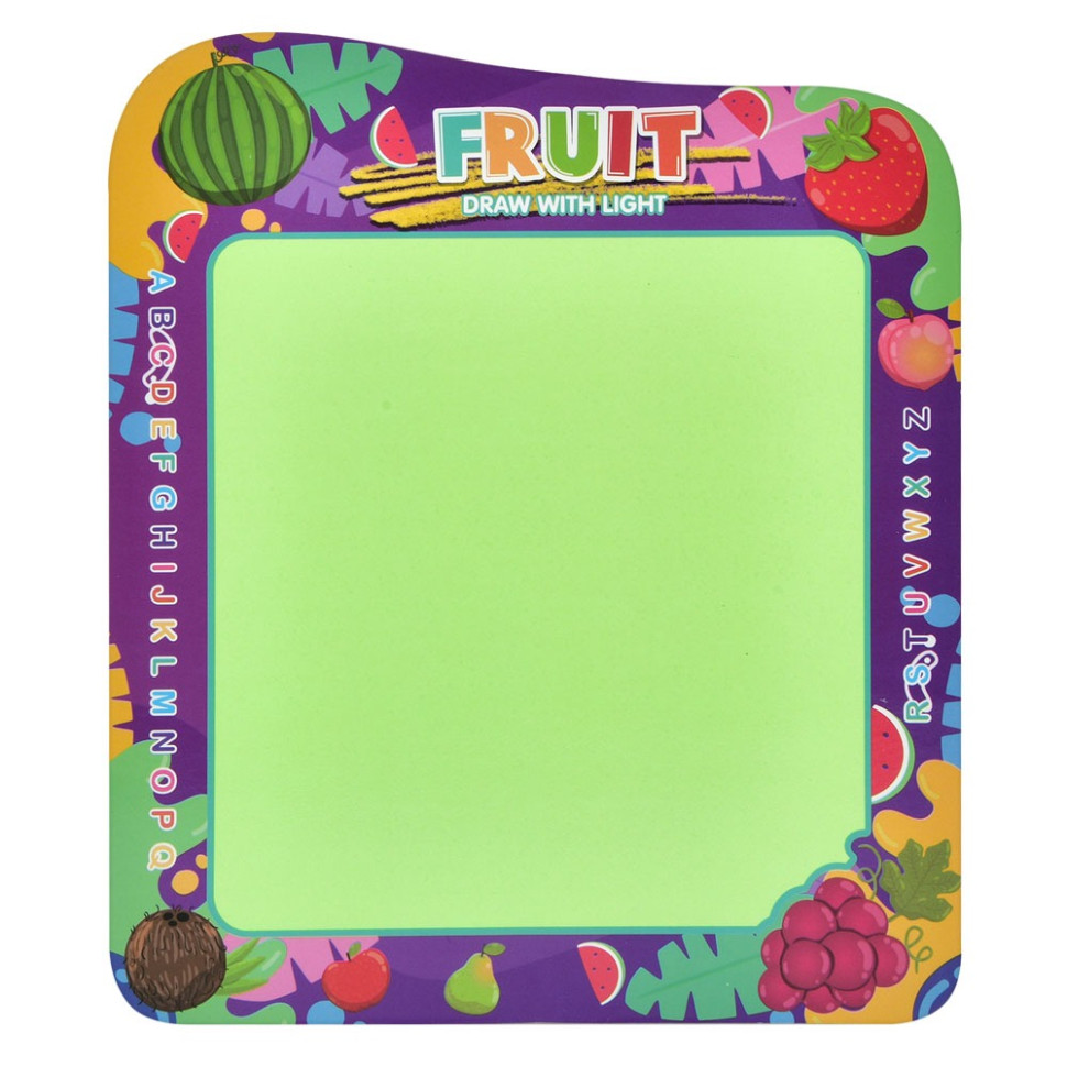 Дошка для малювання світлом Bambi CQ150-4-1(Fruit) маркера 4 шт