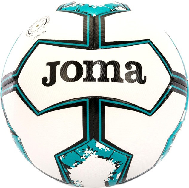 Мяч футбольный DYNAMIC II Joma 400853.223 белый, бирюзовый №5