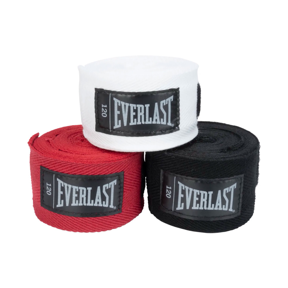 Бинты CORE HANDWRAPS Everlast P00003251 черный, белый, красный 3 шт 304,8 см