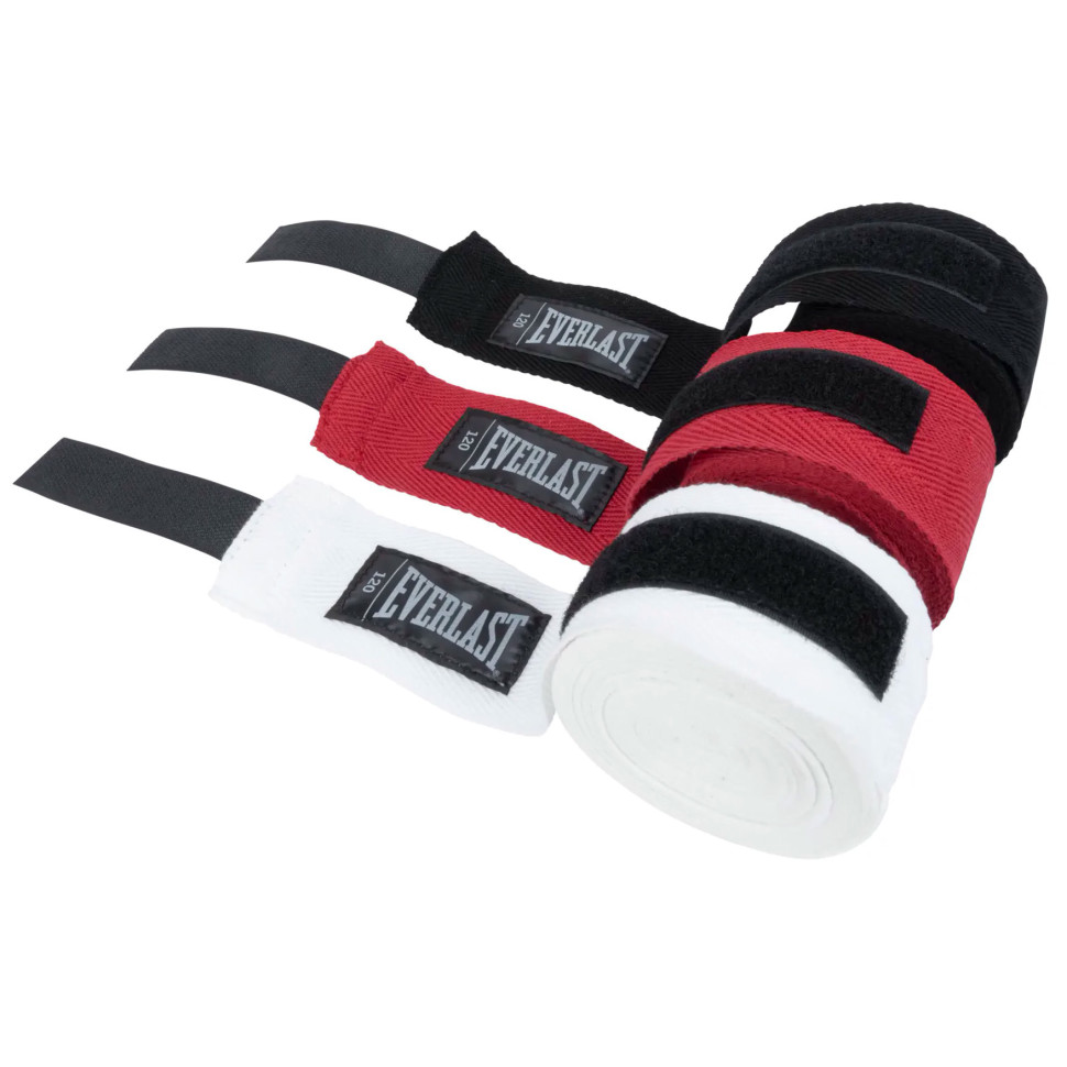 Бинты CORE HANDWRAPS Everlast P00003251 черный, белый, красный 3 шт 304,8 см