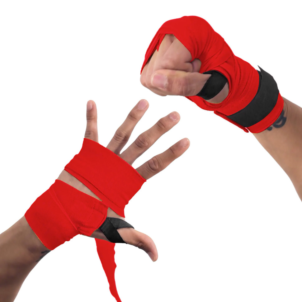 Бинты CORE HANDWRAPS Everlast P00003251 черный, белый, красный 3 шт 304,8 см