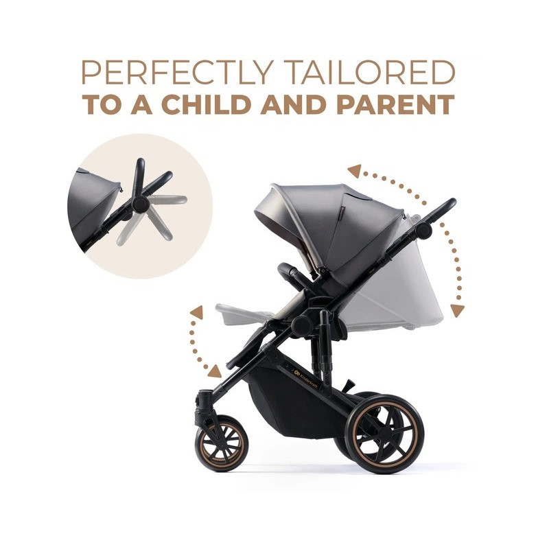 Универсальная коляска 2 в 1 Prime 2 Kinderkraft KSPRIM02GRY2000 Shadow Grey