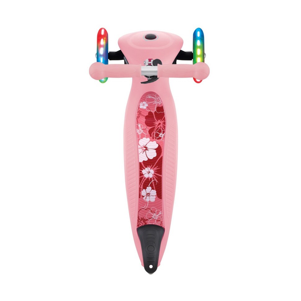 Самокат серии JUNIOR FOLDABLE FANTASY LIGHTS GLOBBER 433-210 розовый, до 50 кг 3 колеса