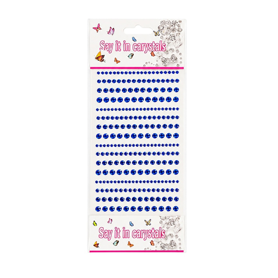 Декоративні наклейки Bambi XY-020(Blue) для авто, ноутбуків, телефонів