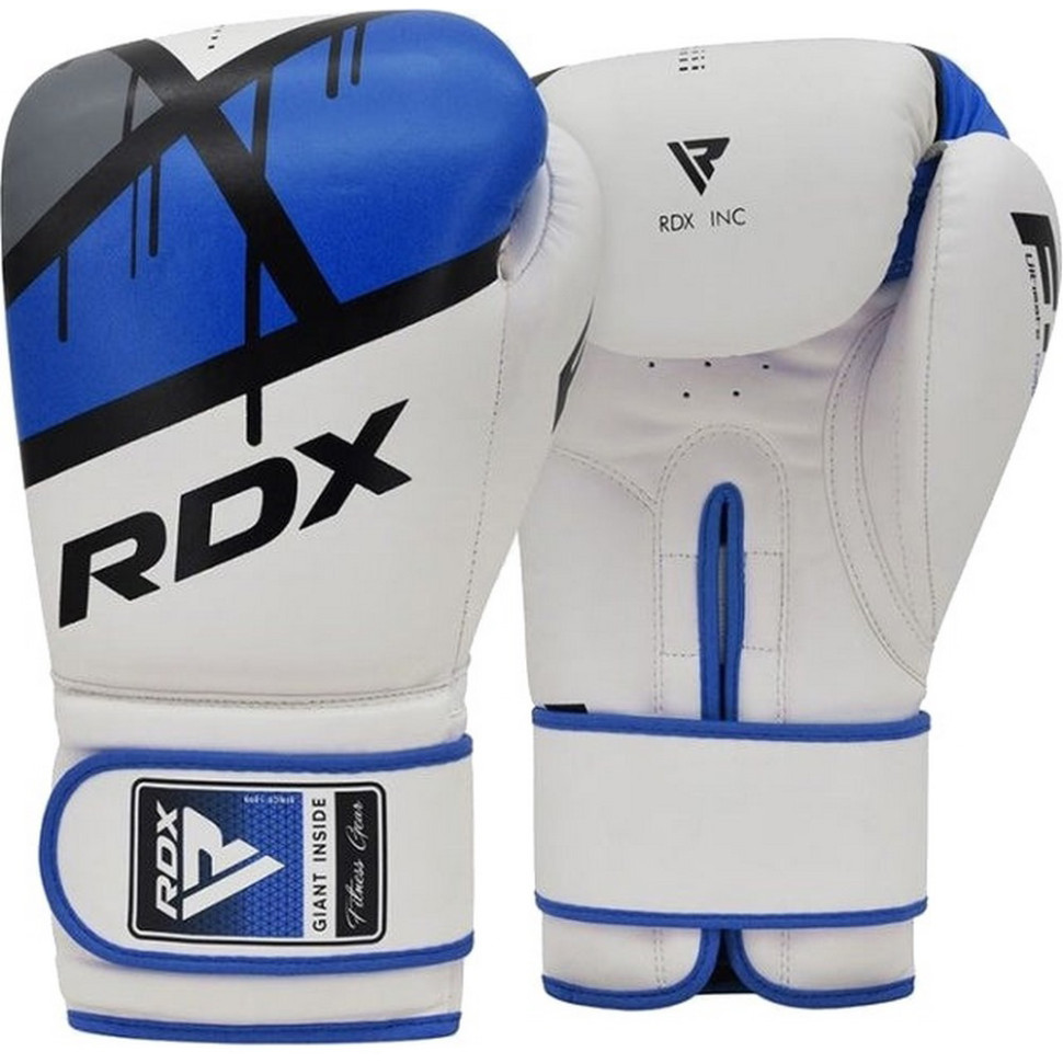 Боксерські рукавиці F7 Ego RDX Inc Limited BGR-F7U-14oz, Blue 14 унцій