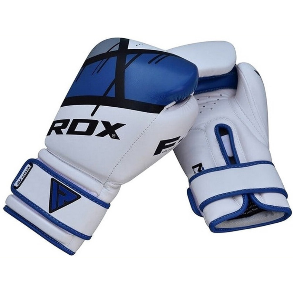 Боксерські рукавиці F7 Ego RDX Inc Limited BGR-F7U-14oz, Blue 14 унцій