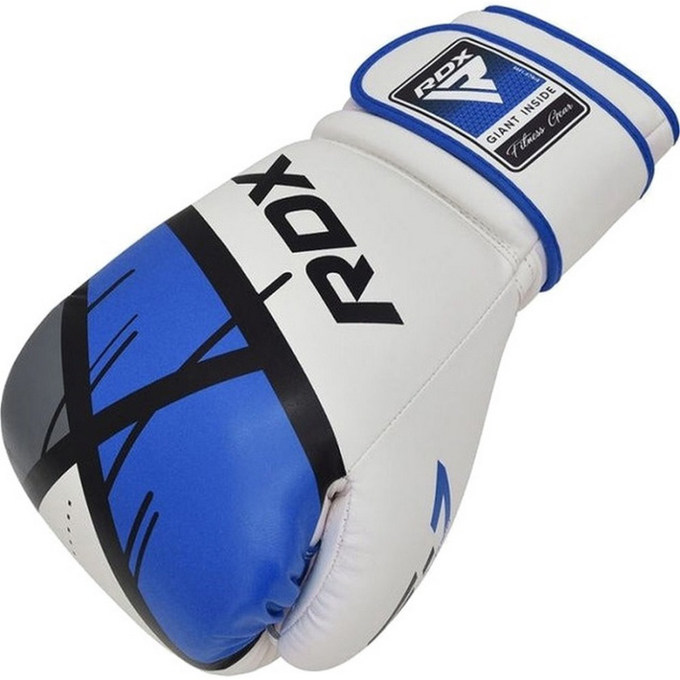 Боксерські рукавиці F7 Ego RDX Inc Limited BGR-F7U-14oz, Blue 14 унцій