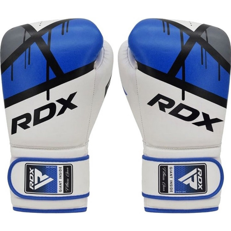 Боксерські рукавиці F7 Ego RDX Inc Limited BGR-F7U-14oz, Blue 14 унцій