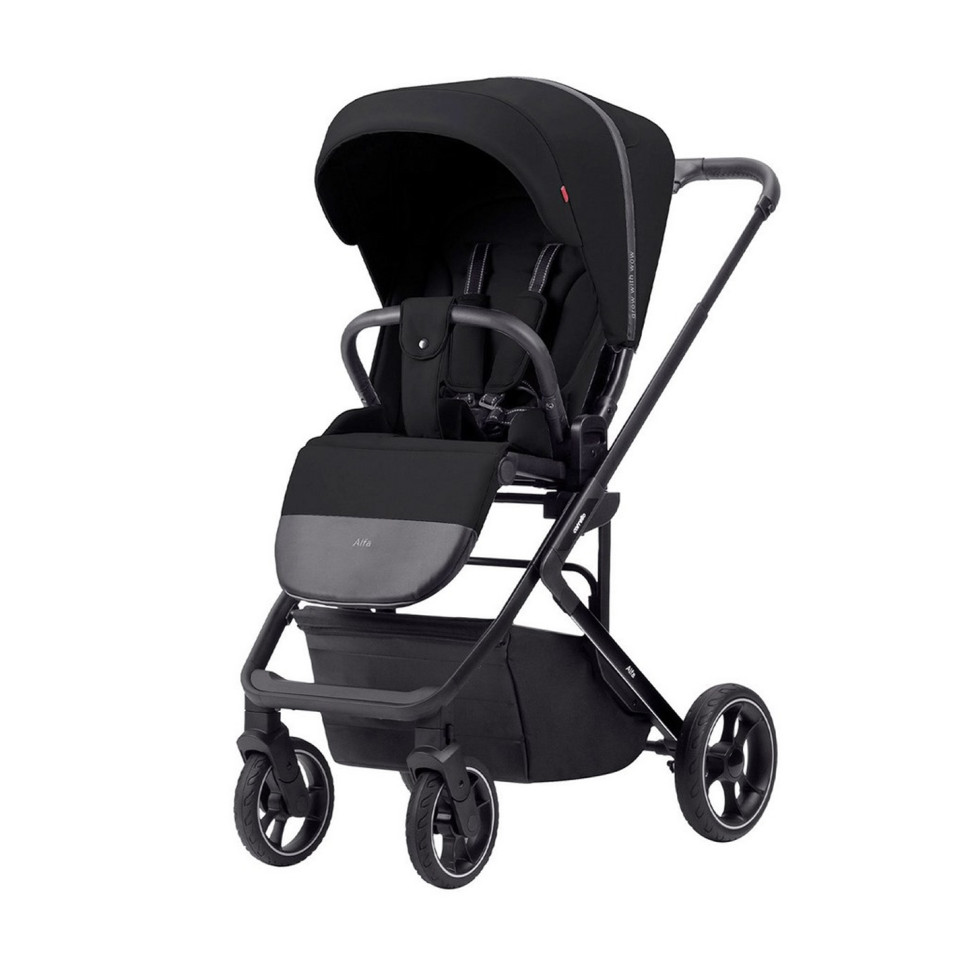 Коляска универсальная 2 в 1 Alfa Carrello CRL-6507 Midnight Black 2