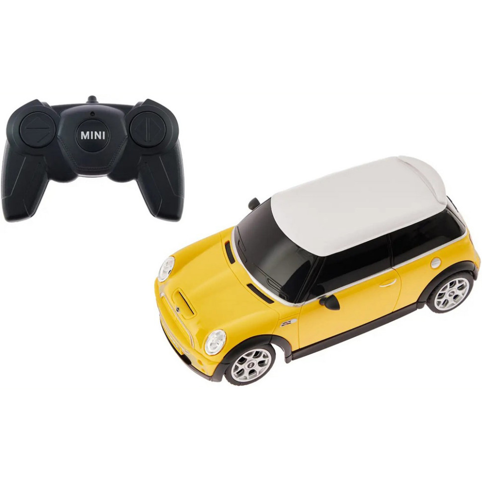 Машинка на радиоуправлении BMW Mini Cooper Rastar 15000 yellow 1:24