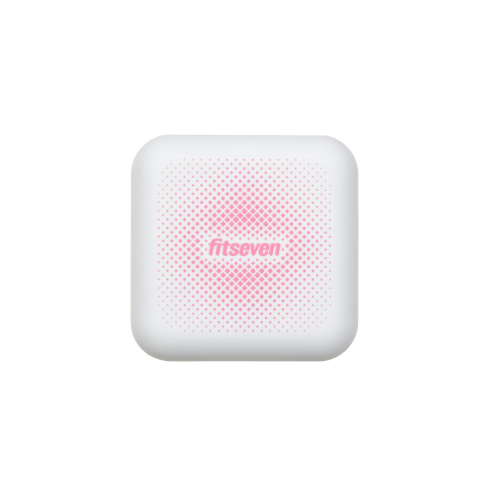 Кейс для капсул Fitseven UZSPACE TP005WP, белый с ромбами