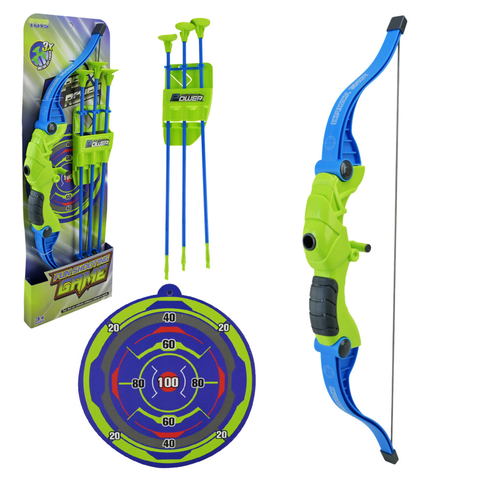 Ігровий набір Лук з мішенню Bambi 98704A-1, 3 стріли на присосках