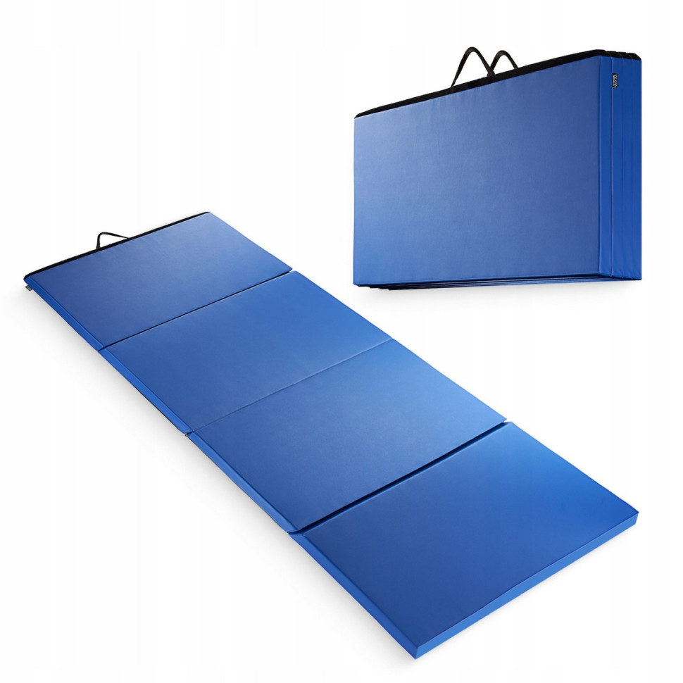 Мат гімнастичний складаний XL 4FIZJO P-5907739319715 Blue 240 x 120 x 5 см