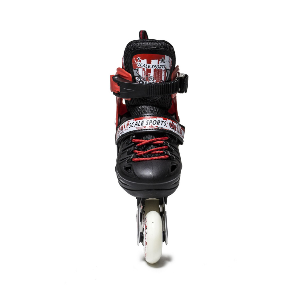 Детские раздвижные ролики LF 905 Scale Sports 1352221228-M, Red, размер 34-37