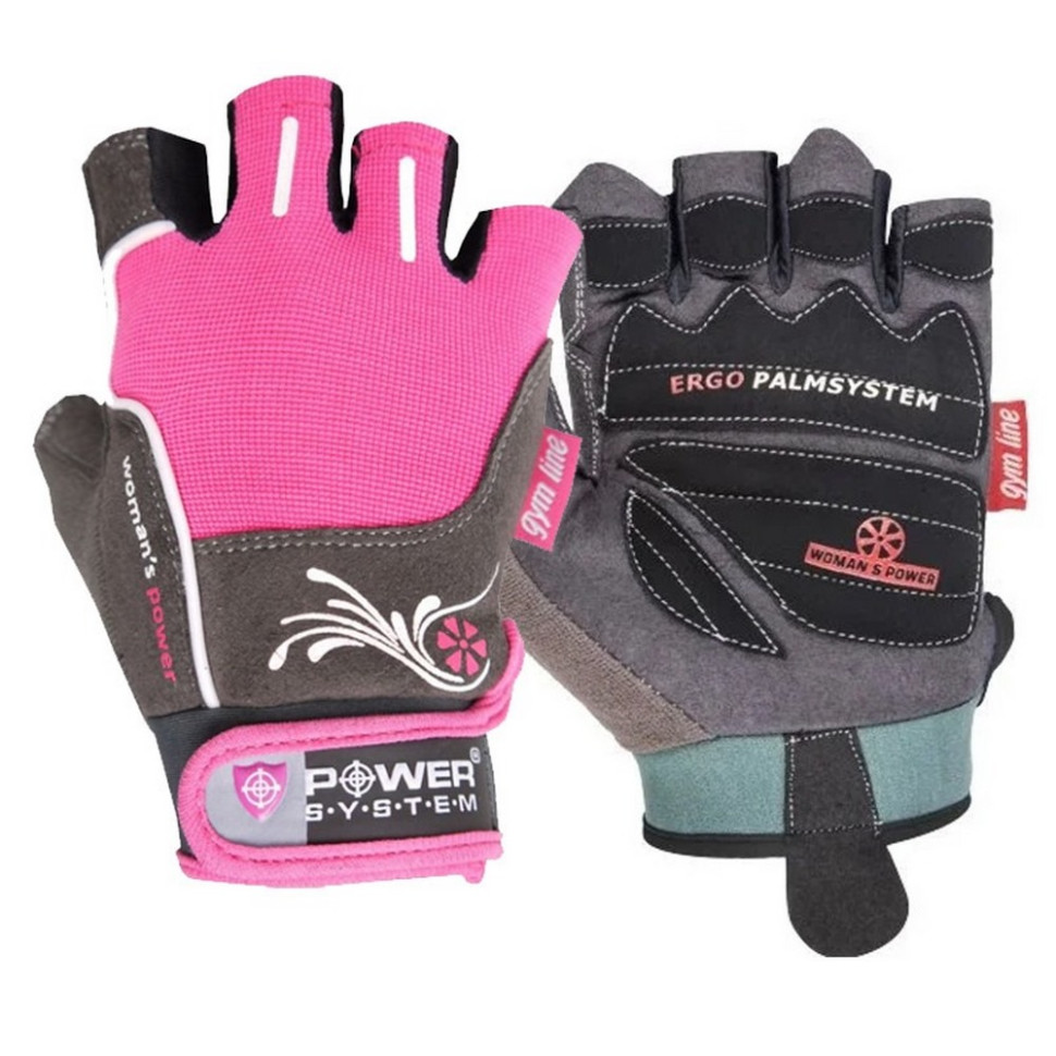 Рукавички для фітнесу PS-2570 Woman's Powe Power System PS-2570_S_Pink, Pink, S