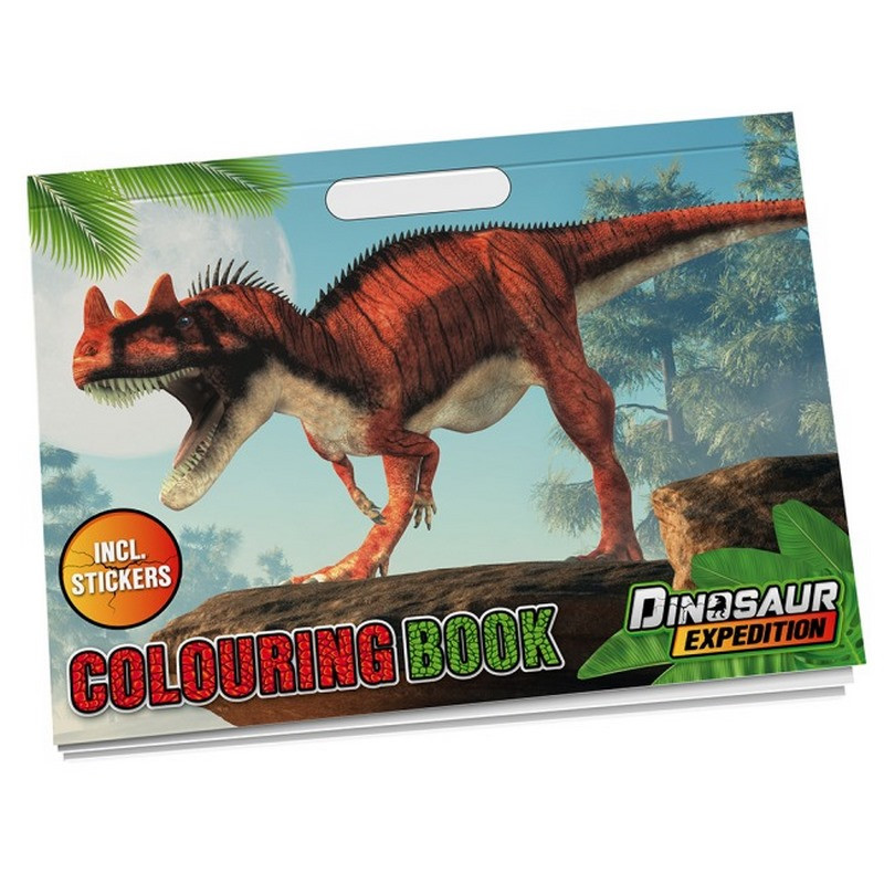 Раскраска детская Dinosaur Expedition Moxy 961028 со стикерами