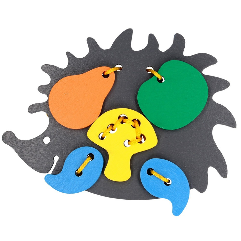 Дитяча дерев'яна шнурівка 