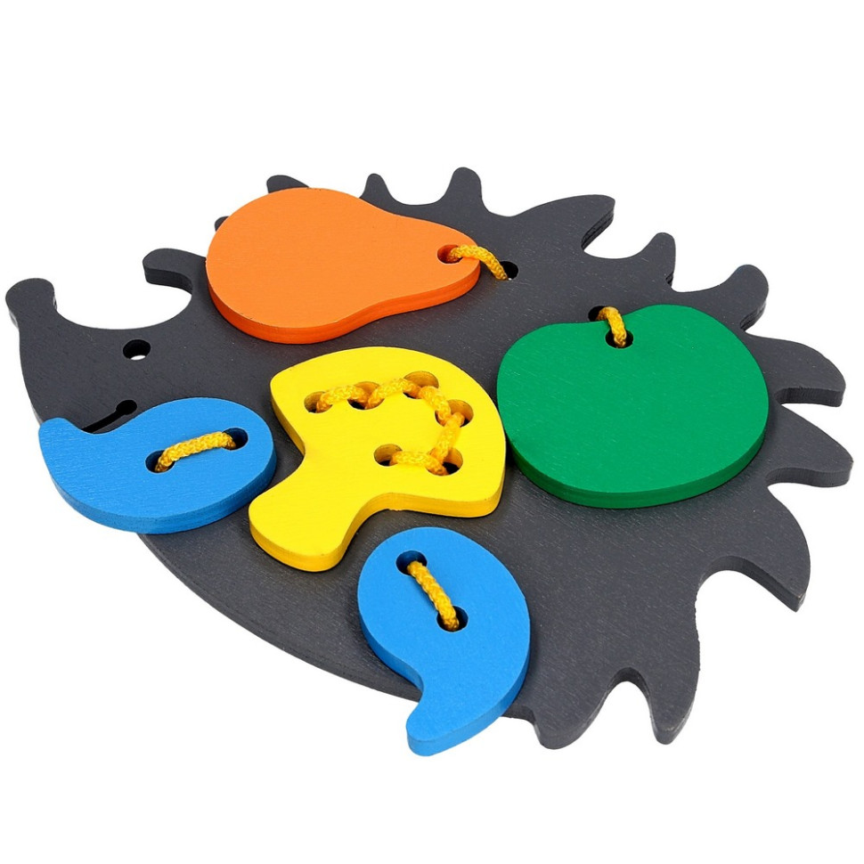 Дитяча дерев'яна шнурівка 