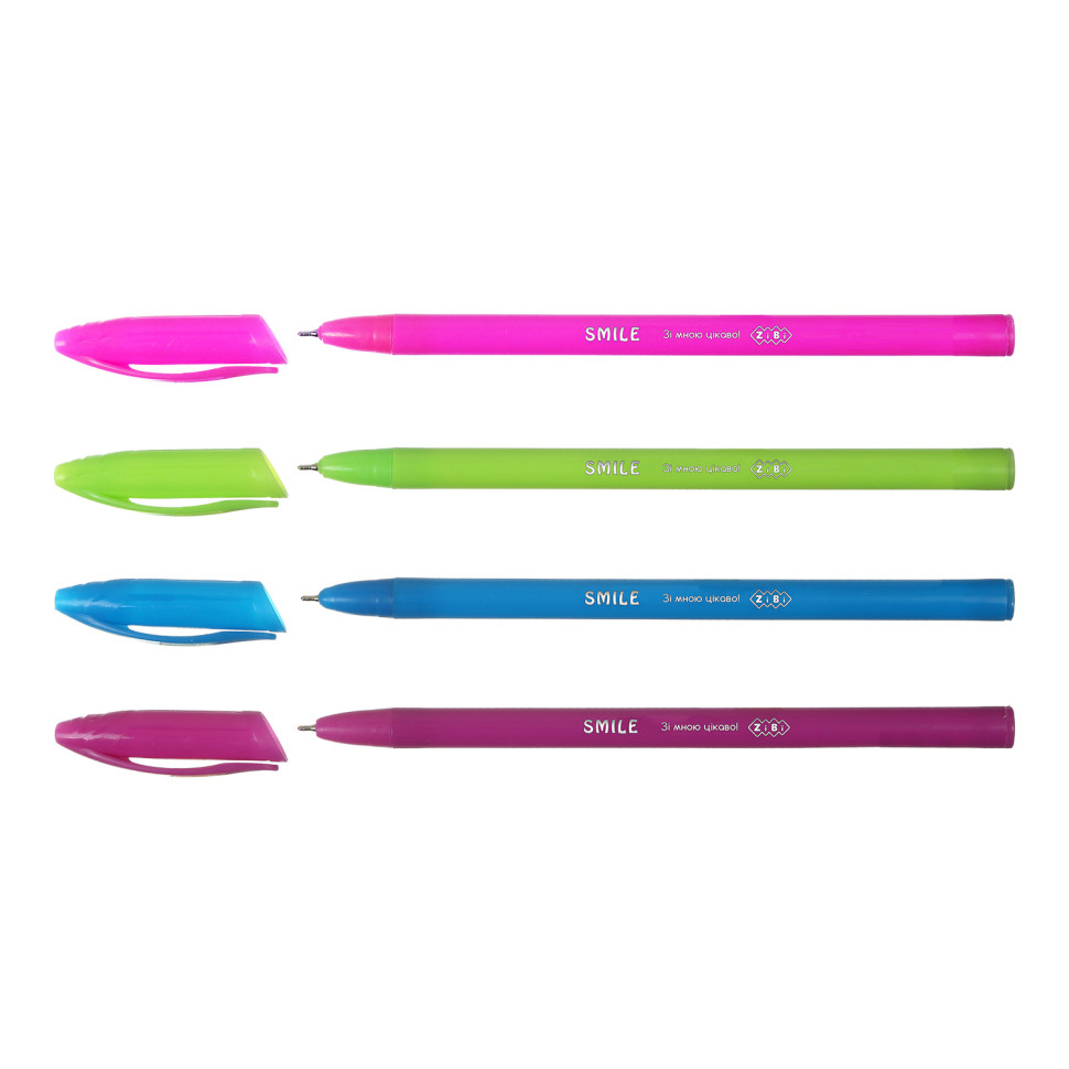 Масляная неавтоматическая ручка ZiBi ZB.2262-01, 0,5 мм, синяя