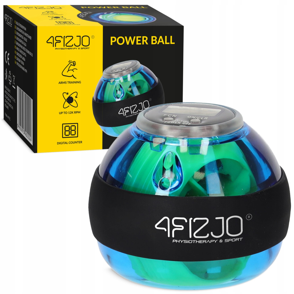 Тренажер для кисти и запястья гироскопический Power Ball 4FIZJO P-5905973402224