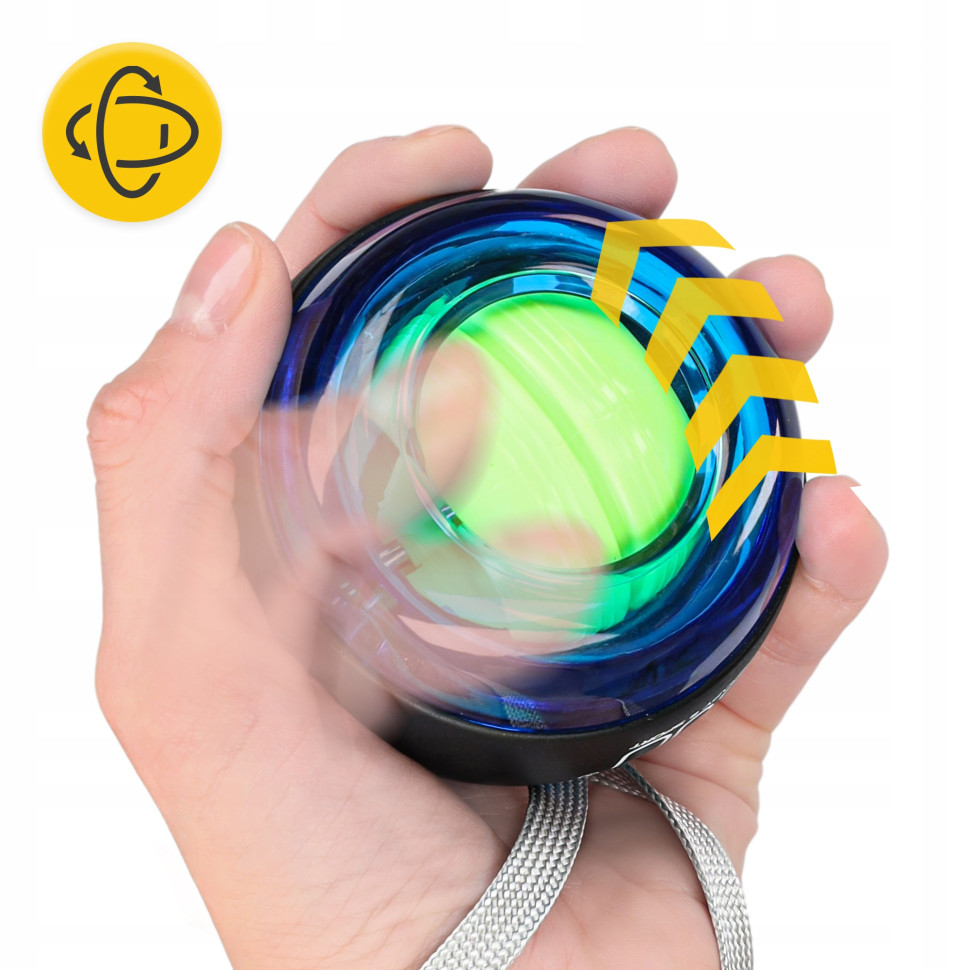 Тренажер для кисти и запястья гироскопический Power Ball 4FIZJO P-5905973402224