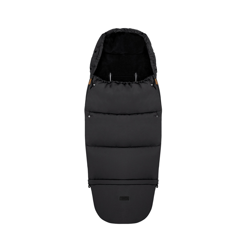 Зимовий конверт у коляску Sleeping bag 2 в 1 MoMi AKCE00050 black, з сумкою