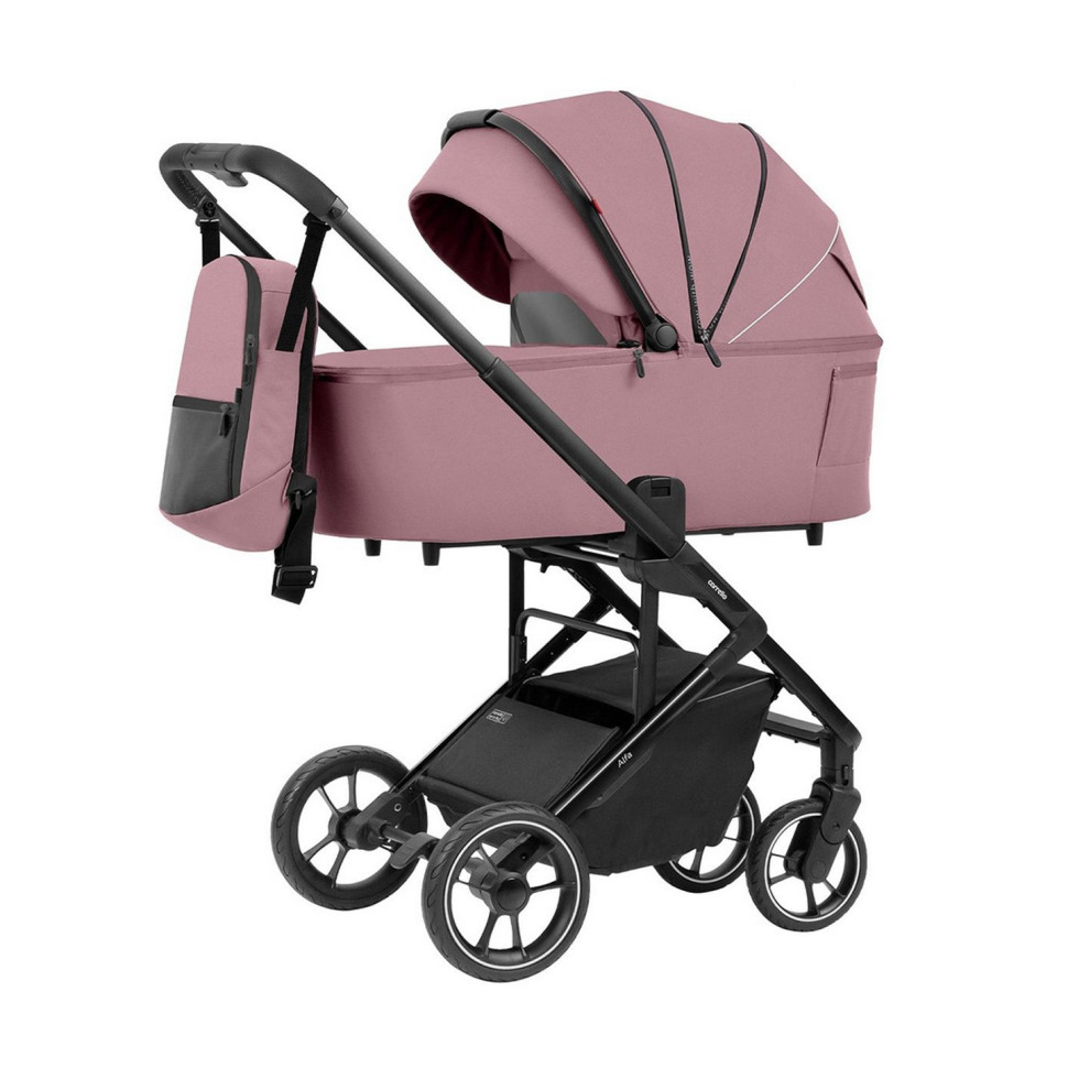 Коляска универсальная 2 в 1 Alfa Carrello CRL-6507 Rouge Pink 2024
