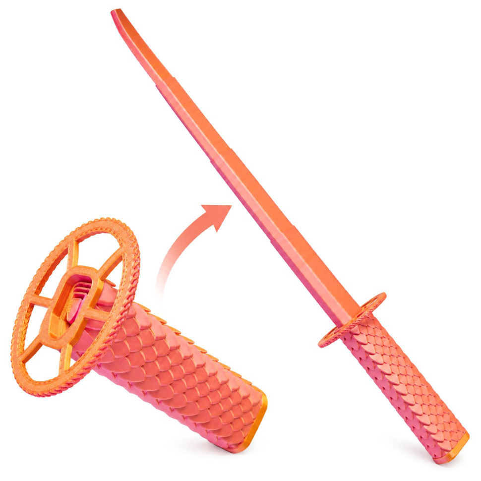 Игрушка Меч №1 Bambi SW1-3, 3D-принт, двухцветный, длина лезвия 45 см