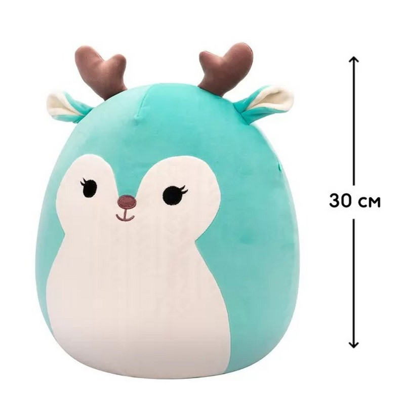Мягкая игрушка ОЛЕНЬ ЛОПСАНГ Squishmallows SQCR06688, 30 см